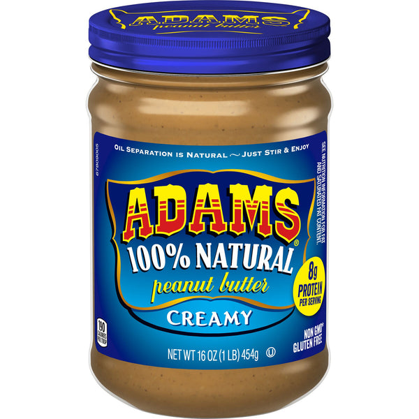 ADAMS CRMY NAURAL PB ( 12 X 16 OZ   )