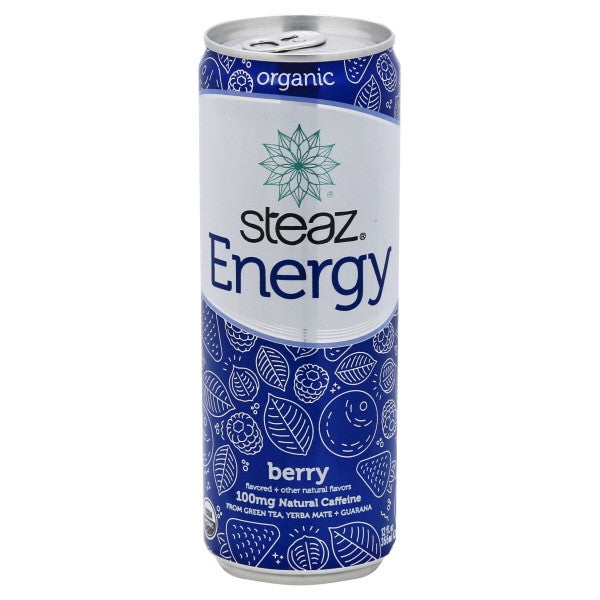 Steaz Organic Energy Berry (12x12 OZ)