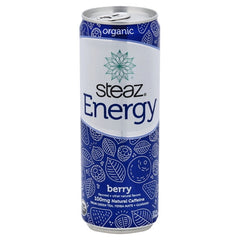 Steaz Organic Energy Berry (12x12 OZ)