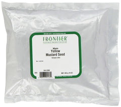 Frontier Herb Org Whole Yellow Mustard Seed (1x1lb)