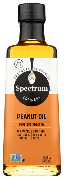 Spectrum Naturals Unrefined Peanut Oil (12x16 Oz)