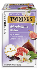 TWININGS CALM FIG & VAN ( 6 X 18 BAG  )