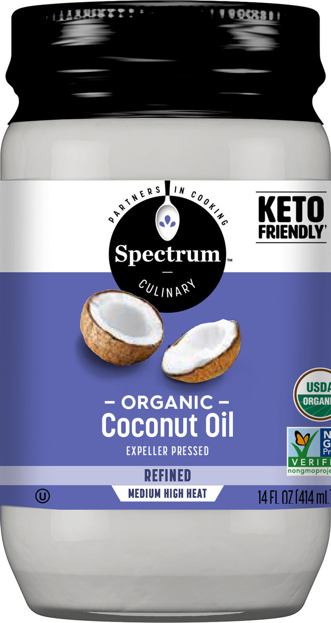 Spectrum Naturals Refined Coconut Oil (12x14 Oz)