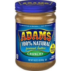 ADAMS CRNCHY NAT PB ( 12 X 16 OZ   )