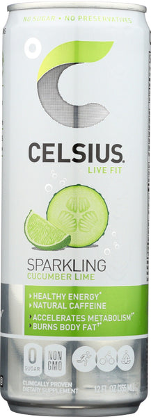 CELS SPRKLNG CUCUMBR LME ( 12 X 12 OZ   )