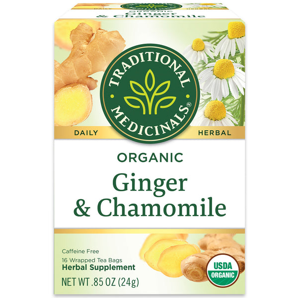 Traditional Medicinals Golden Ginger Tea (6x16 Bag)