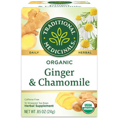 Traditional Medicinals Golden Ginger Tea (6x16 Bag)