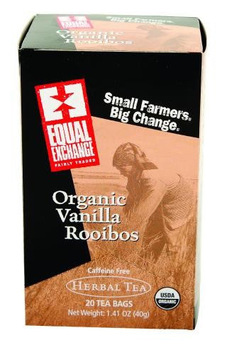 Equal Exchange Herbal Vanilla Rooibos Tea (6x20 Bag)