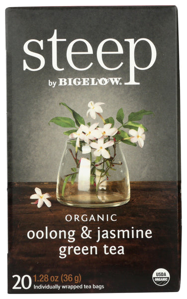 Bigelow Steep Organic Oolong & Jasmine Green Tea (6x20 BAG )